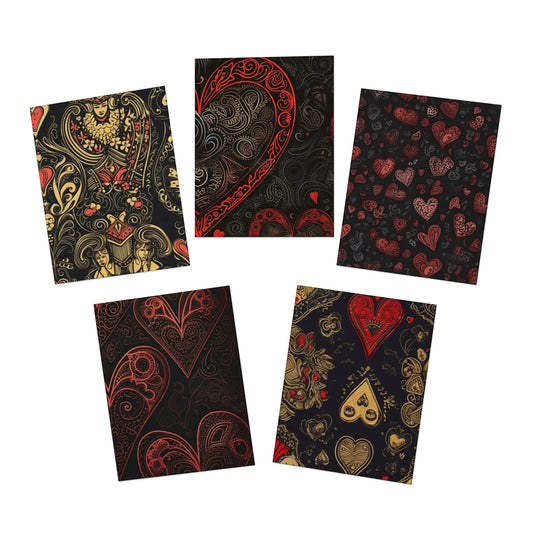 Stationary- Valentine's Day Greeting Cards (5-Pack)