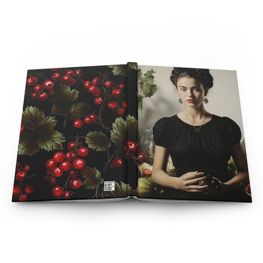 Stationary- Hardcover Journal Matte Modern Day Frida Kahlo Collection