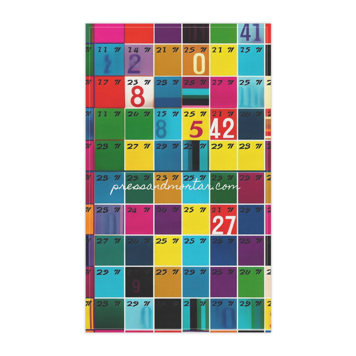 Kitchen Stash- Kitchen Towel Colorful Month