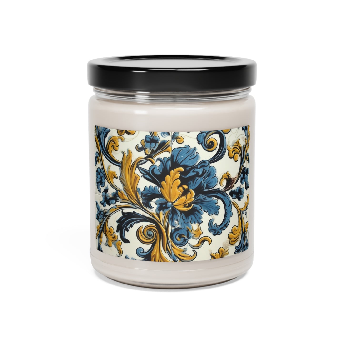 Candles- Scented Soy Candle, 9oz Mediterranean Tile