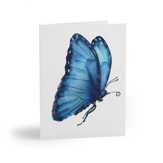 Stationery - Greeting cards (8, 16, and 24 pcs) Blue Butterfly