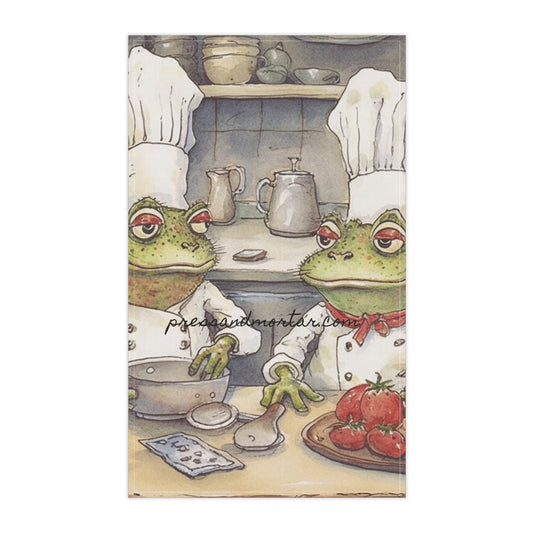 Kitchen Stash- Kitchen Towel Two Frog Chefs
