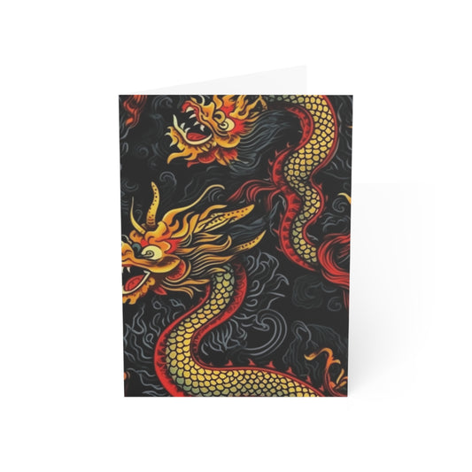 Stationary- Greeting Cards 10 & 30pcs. Chinese New Year Dragons
