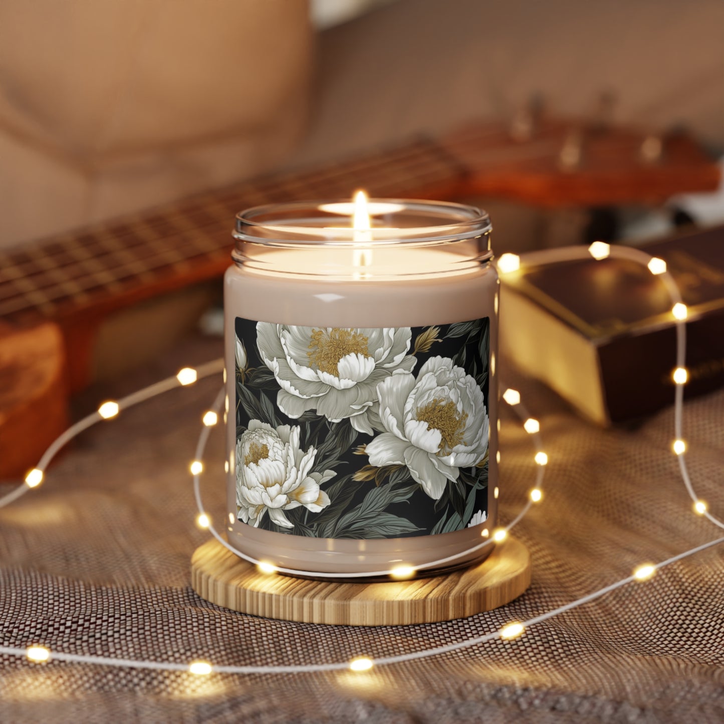 Candles- Scented Soy Candle, 9oz White Flowers