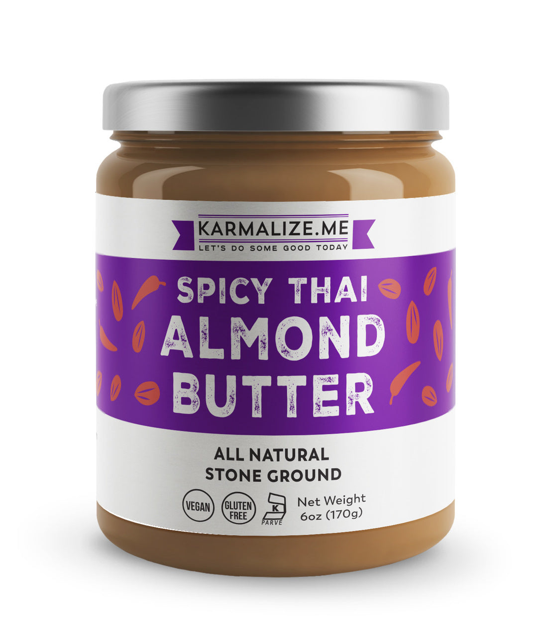 Vegan Spicy Thai Almond Butter - Freshly Made-0