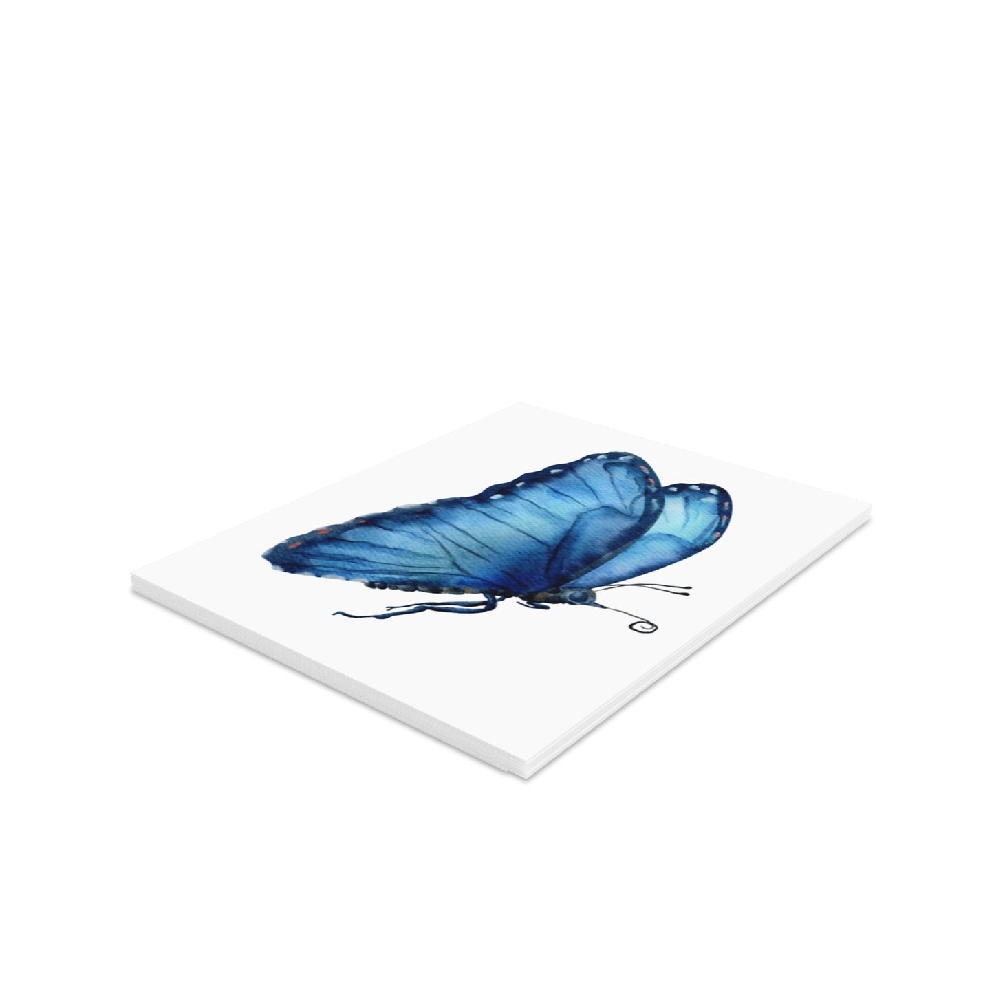 Stationery - Greeting cards (8, 16, and 24 pcs) Blue Butterfly