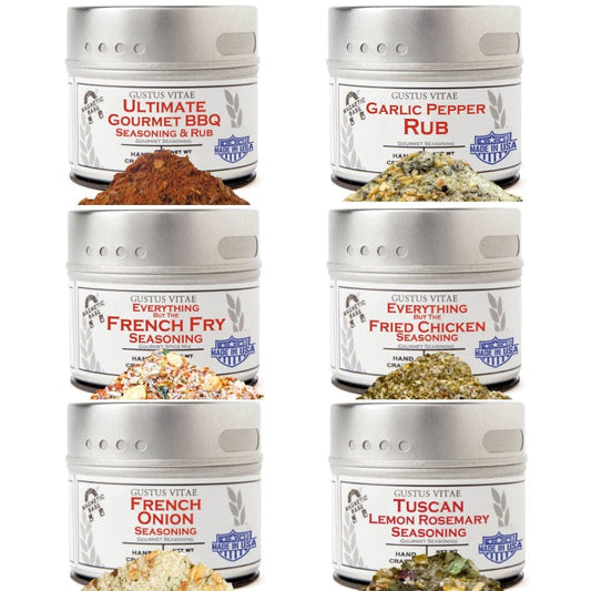 Air Fryer Kitchen Hero Seasoning Set - Artisanal Spice Blends Six Pack-0