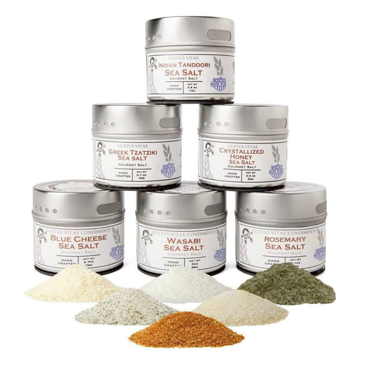 Chef's Secret Finishing Sea Salts Collection - 6 Tins-0