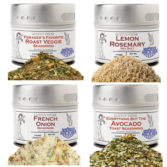 Chef's Secret Luxury Seasonings & Sea Salts Pack | Set of 4-0