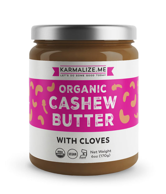 Organic Vegan Cashew butter with cloves-0