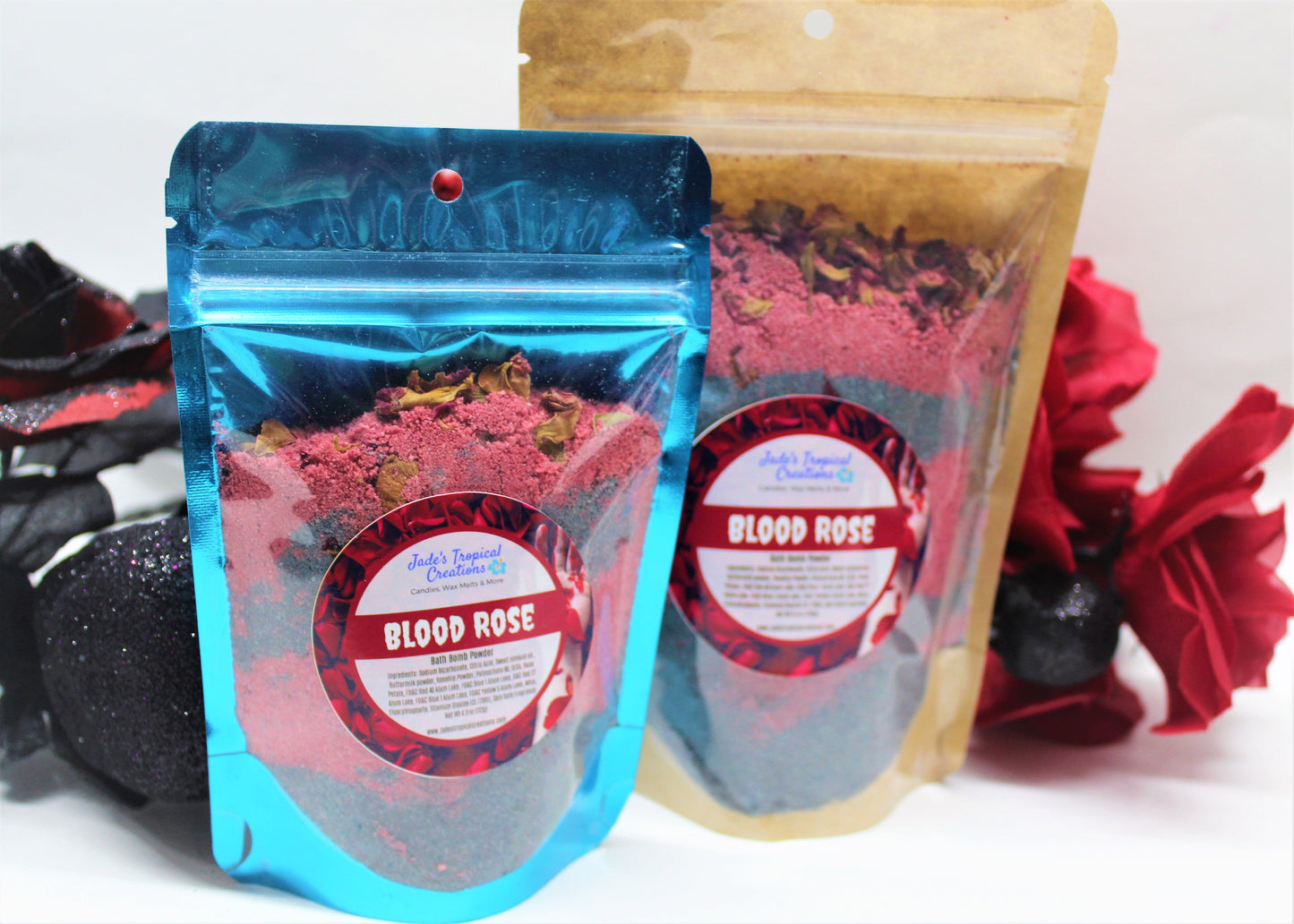 Blood Rose Bath Bomb Powder-1