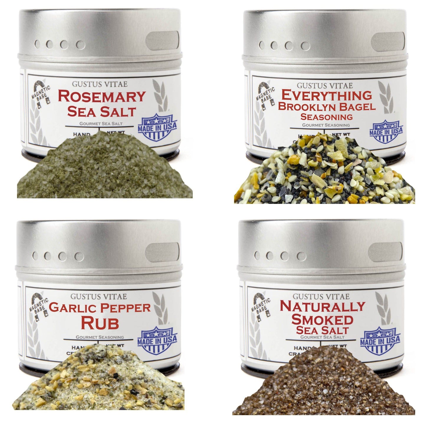 Gift- Essential Summer Spices & Sea Salts Pantry Upgrade | 4pc.