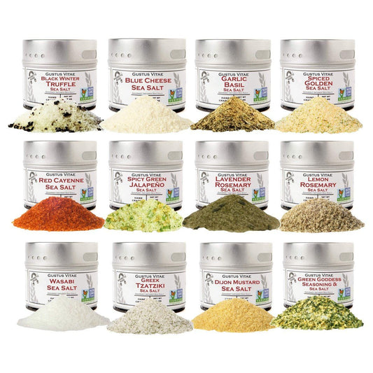 Gift-Luxury Infused Sea Salts Gift Set I 12pc.