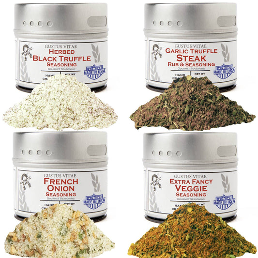 Gift- Luxury Protein & Fancy Truffled Side Seasonings |  4pc.